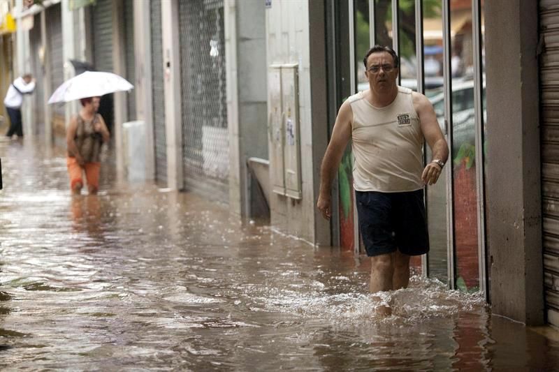 Inundaciones en Tenerife.