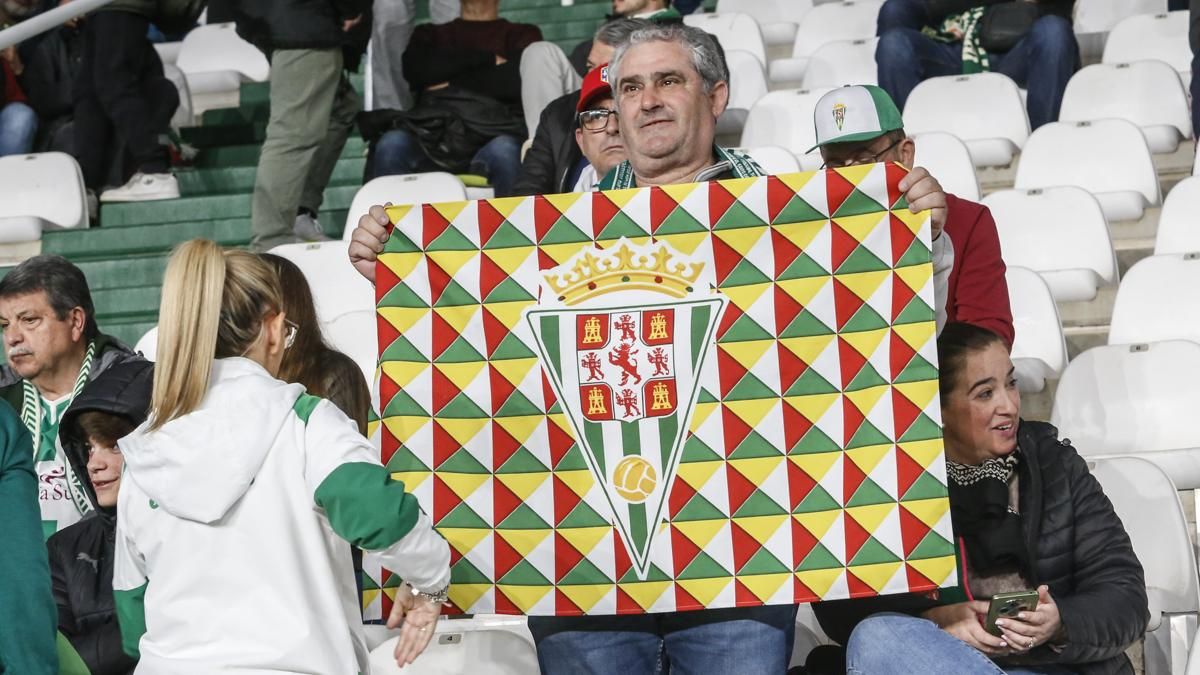 Grada Blanquiverde del Córdoba CF - FC Andorra