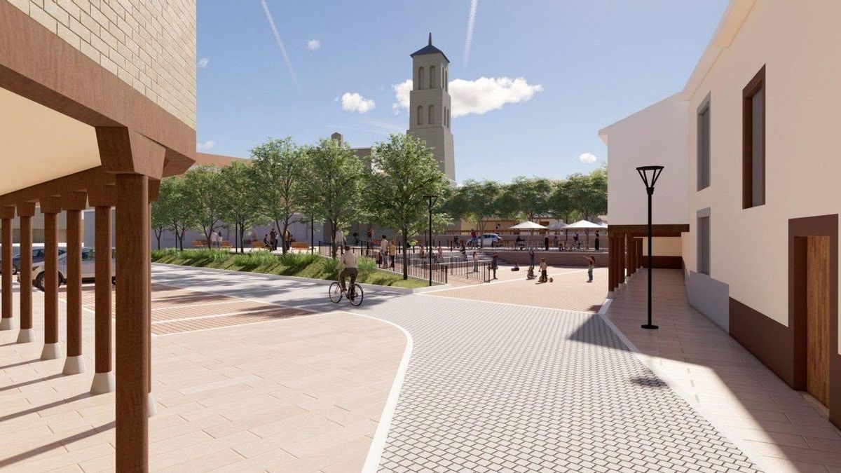 La tradicional Plaza de la Leña de Villamañán cambiará de cara con una remodelación de 375.000 euros