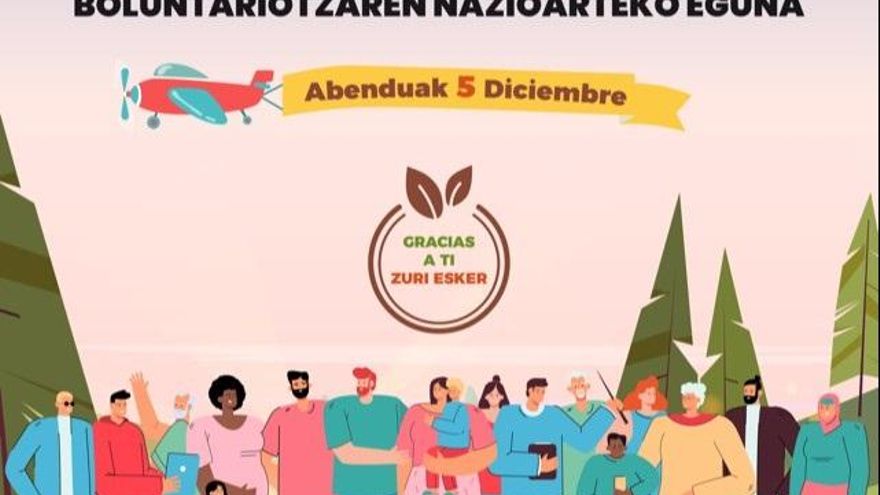 Cartel por el Día Internacional del Voluntariado