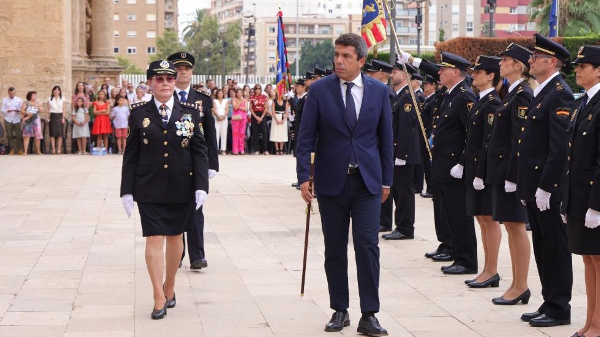 La cap de la Policia de la Generalitat oculta els mèrits dels escortes de Mazón per a obtindre les medalles del Govern valencià