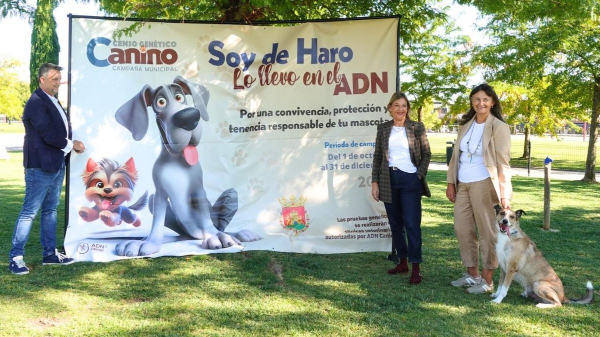 Haro impulsa un censo de ADN de perros para identificar los excrementos sin recoger en las calles