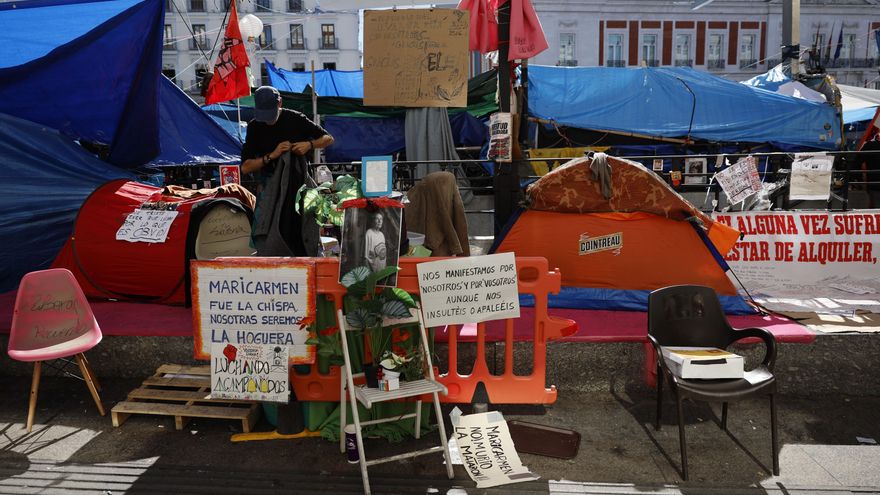 El exdelegado del Gobierno pidió por carta a los acampados en Sol su marcha por haber pasado "un tiempo razonable"