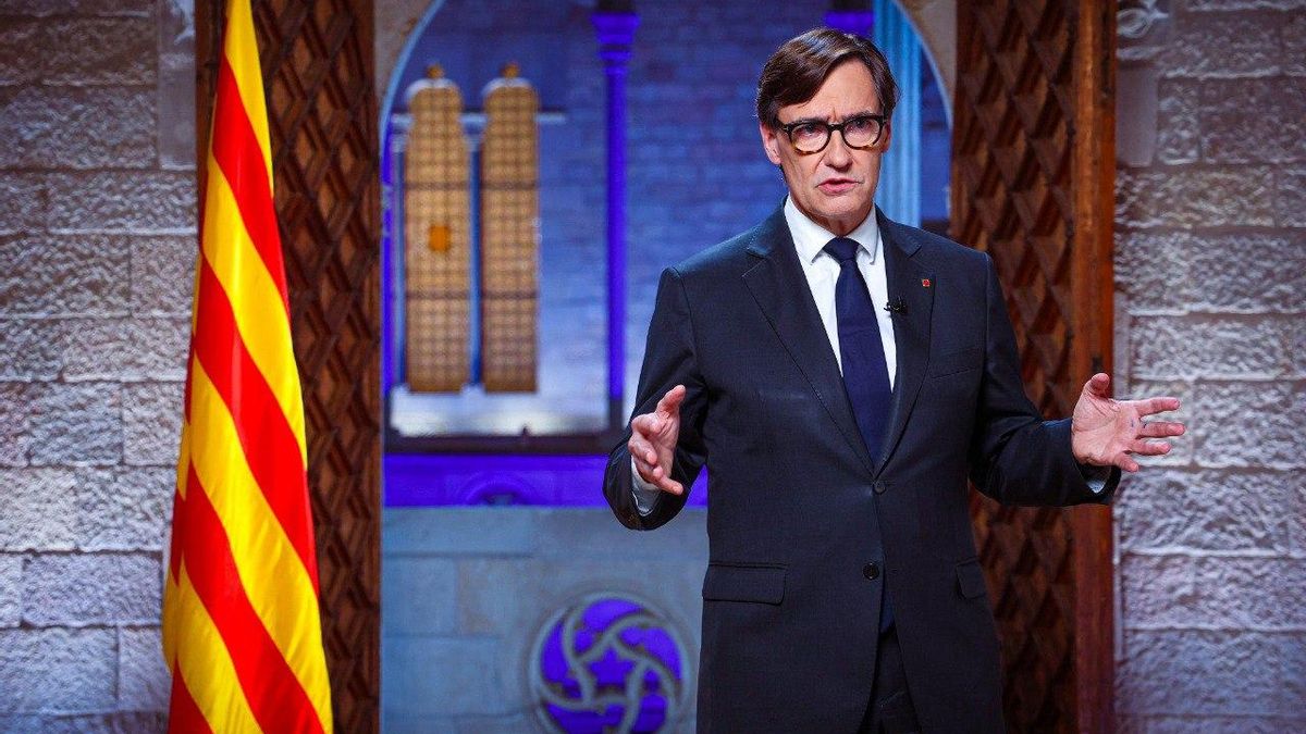 Illa apela a la "humanidad" en su discurso de la Diada: "No podemos callar frente al genocidio del pueblo palestino"