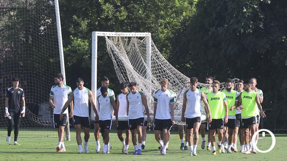 Entrenamiento del Córdoba CF en la Ciudad Deportiva
