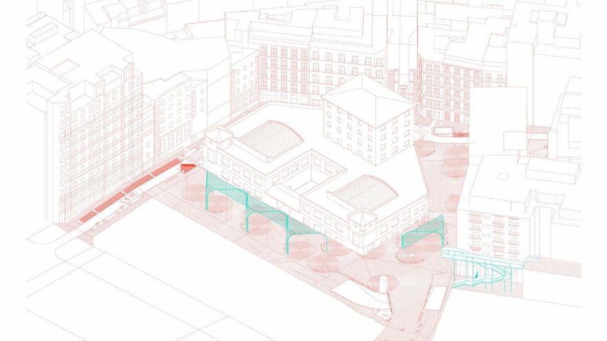 La reforma del entorno de Mostenses para hacerlo más peatonal comenzará antes de un mes
