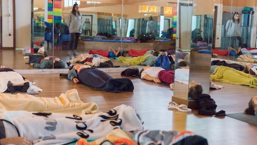 Taller de meditación dentro del IV Encuentro de la Mujer Escaladora