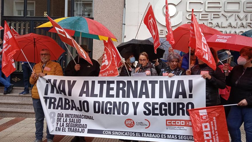 Concentración en Guadalajara por el Día de la Seguridad y la Salud Laboral