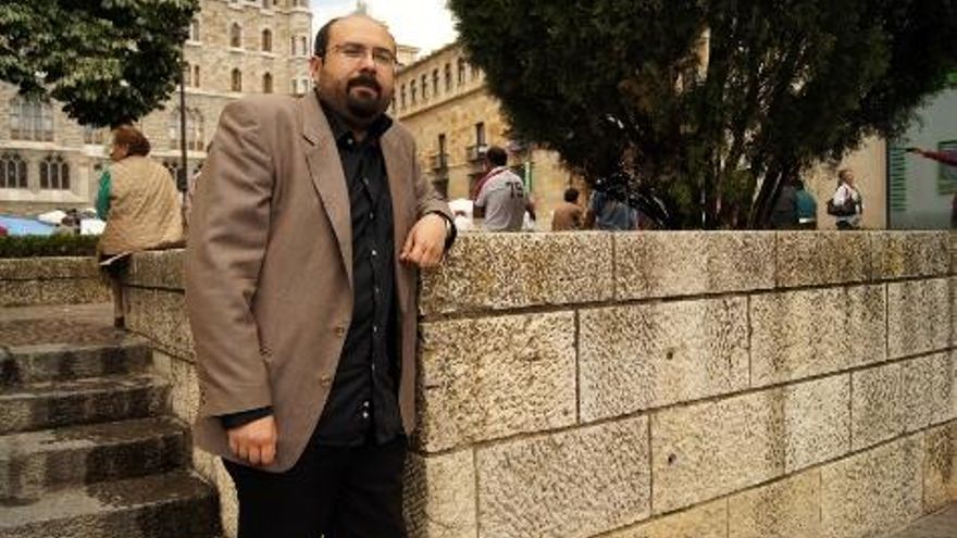 Ordóñez, fotografiado este lunes en la plaza de San Marcelo.