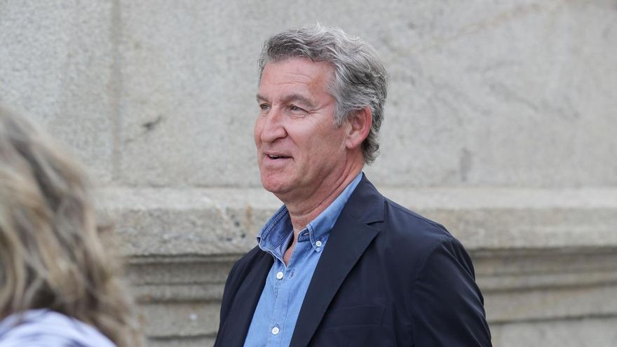 El líder del PP, Alberto Núñez Feijóo.