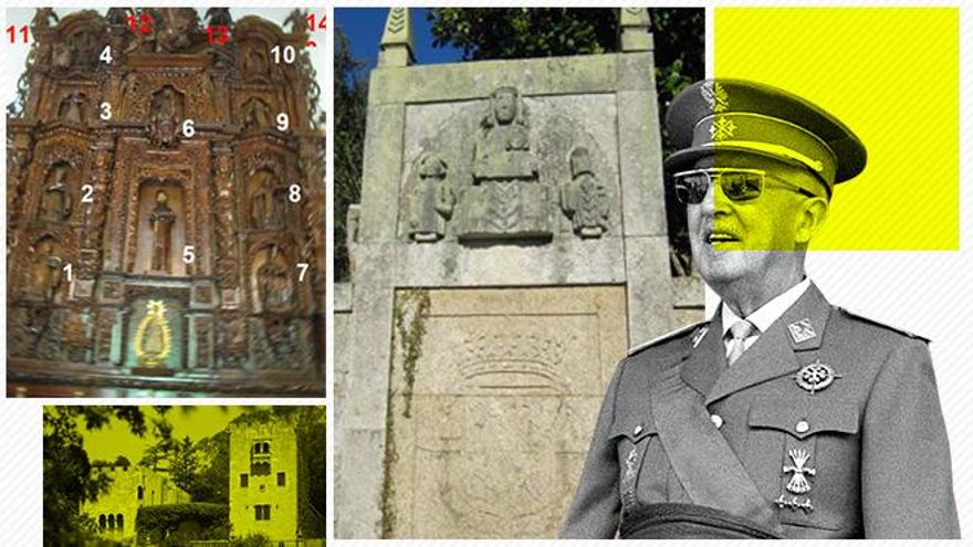 Los Franco dejarán en Meirás los blasones del ducado creado por el rey Juan Carlos para honrar al dictador