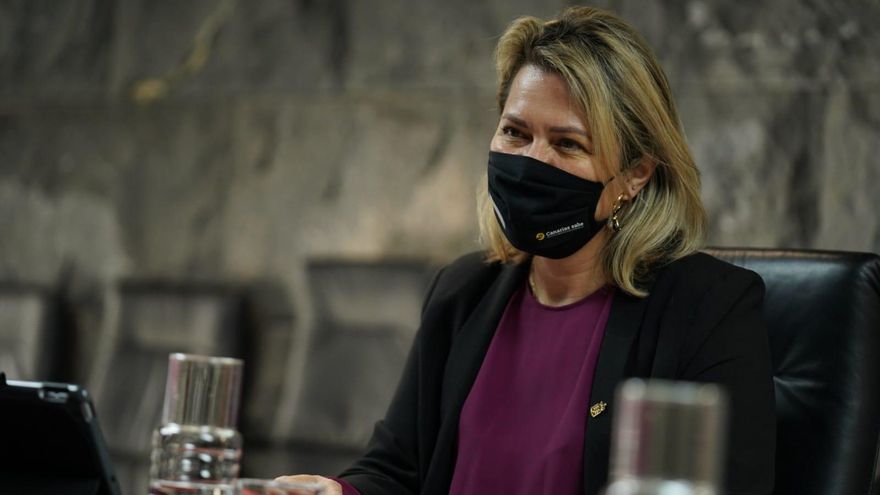 Alicia Vanoostende, consejera de Agricultura, Pesca y Alimentación del Gobierno de Canarias.