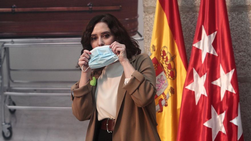 La presidenta de la Comunidad de Madrid, Isabel Díaz Ayuso.