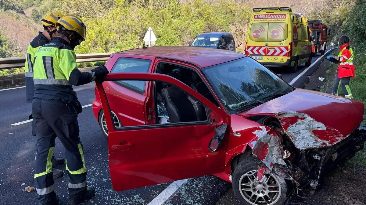 El SUC registra  en La Palma 223 activaciones de recursos sanitarios por accidentes de tráfico en lo que va de año