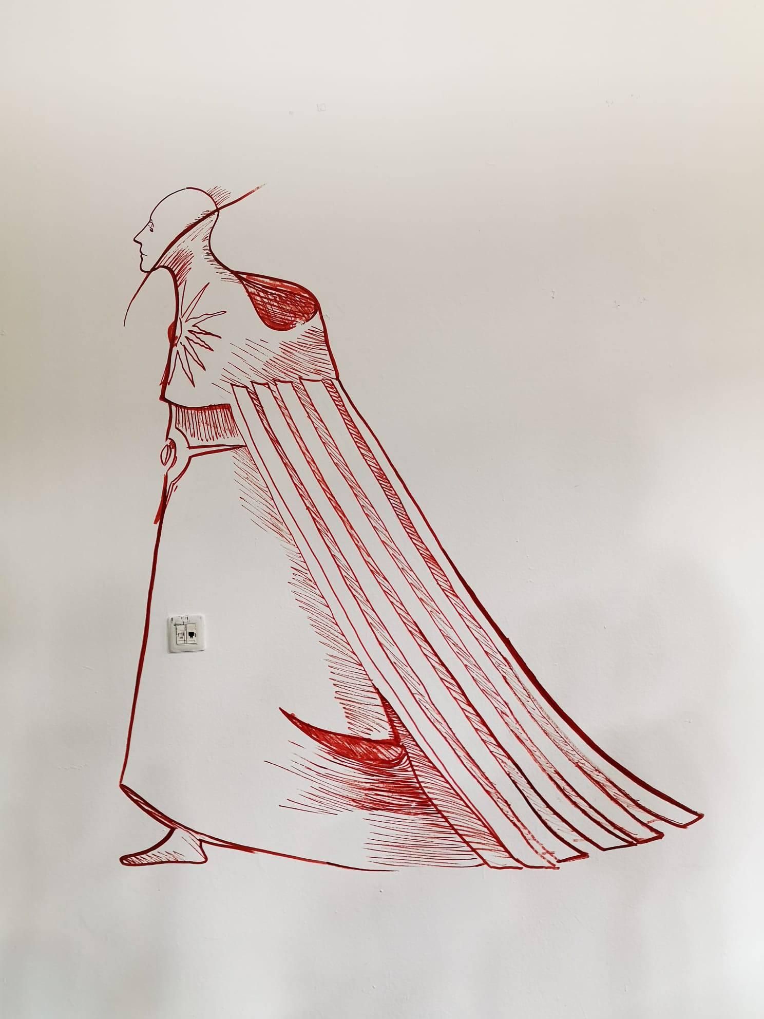 Un dibujo realizado por el diseñador Pedro Moreno.