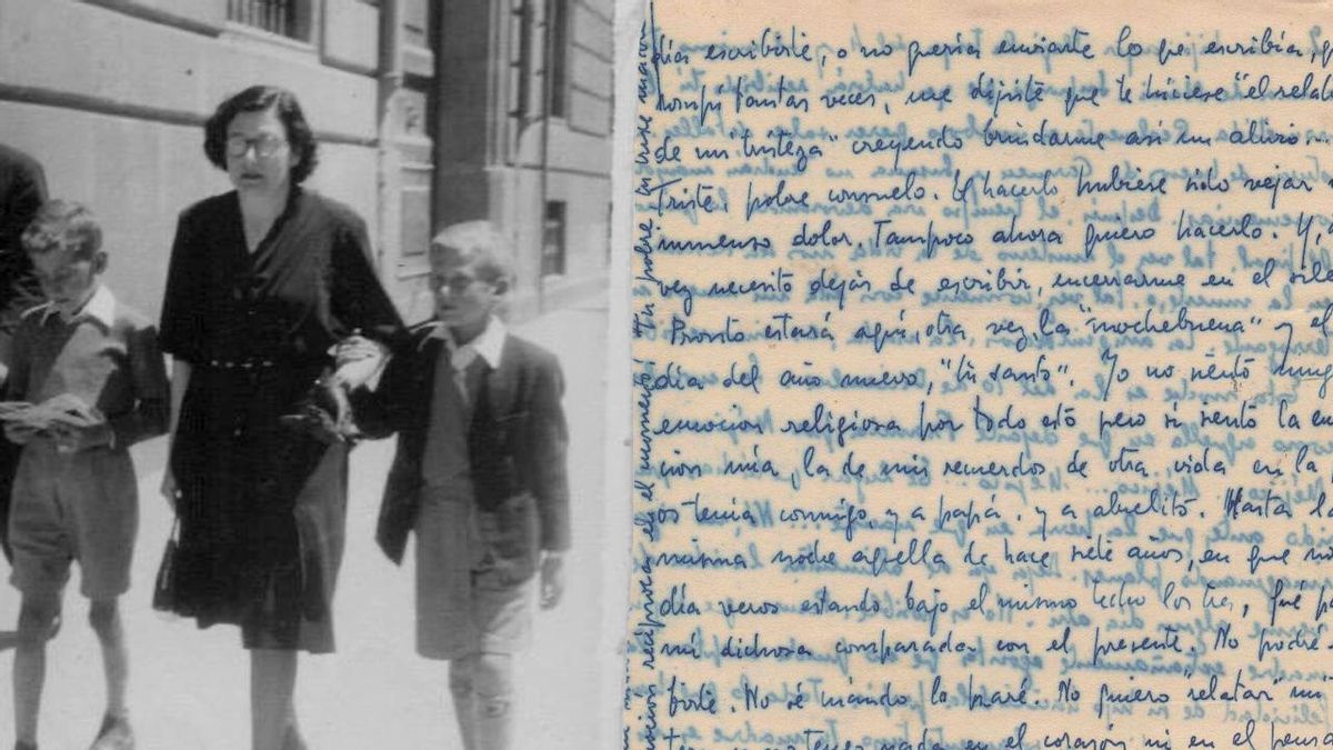 Las 1.500 cartas que María escribió durante el franquismo a su hijo en el exilio: "Las he guardado como un tesoro"