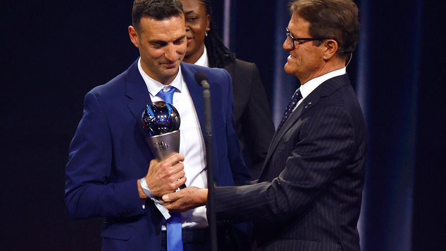 Lionel Scaloni ganó el premio The Best como Mejor Entrenador