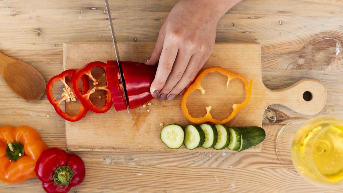 Para estos canelones vegetarianos seleccionaremos las verduras que más nos gusten