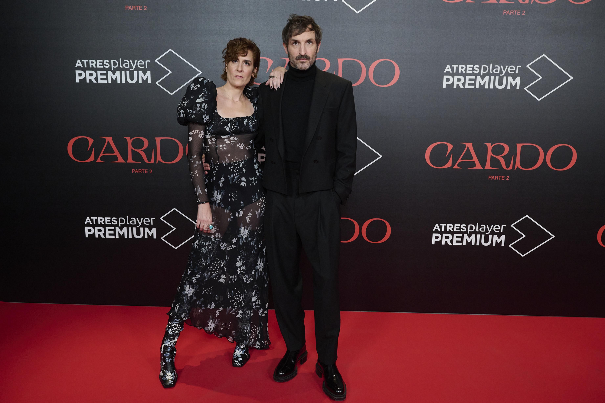 Aixa Villagrán y Julián Villagrán en la première de 'Cardo 2'