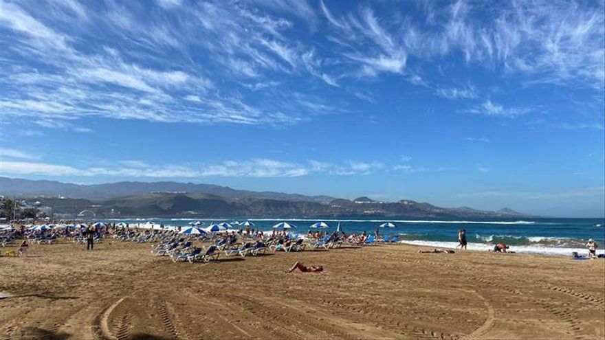 Imagen de archivo de la Playa de Las Canteras, en Las Palmas de Gran Canaria.