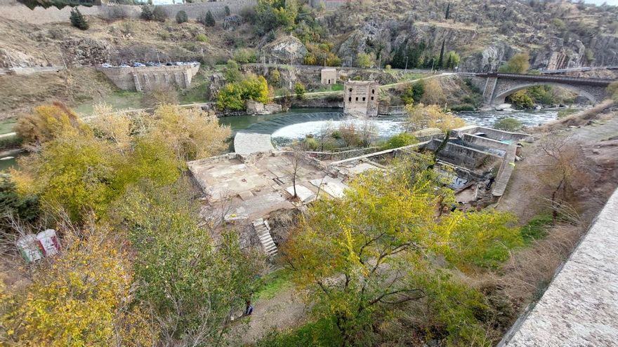 Una noria islámica de 29 metros y otros restos arqueológicos que el Tajo escondía a su paso por Toledo
