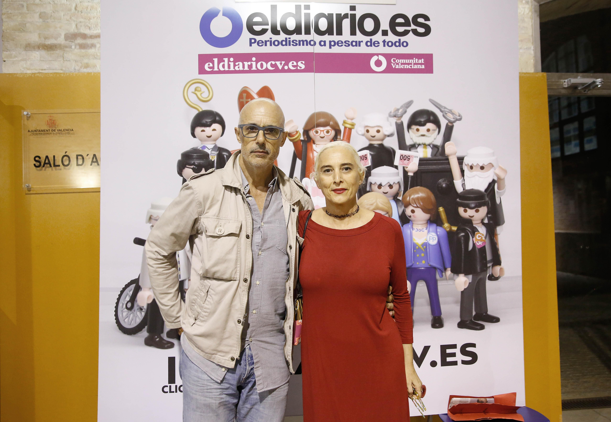 Algunos de los asistentes al acto