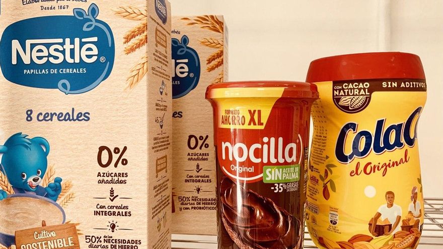 Productos de alimentación en el albergue de refugiados de Irún