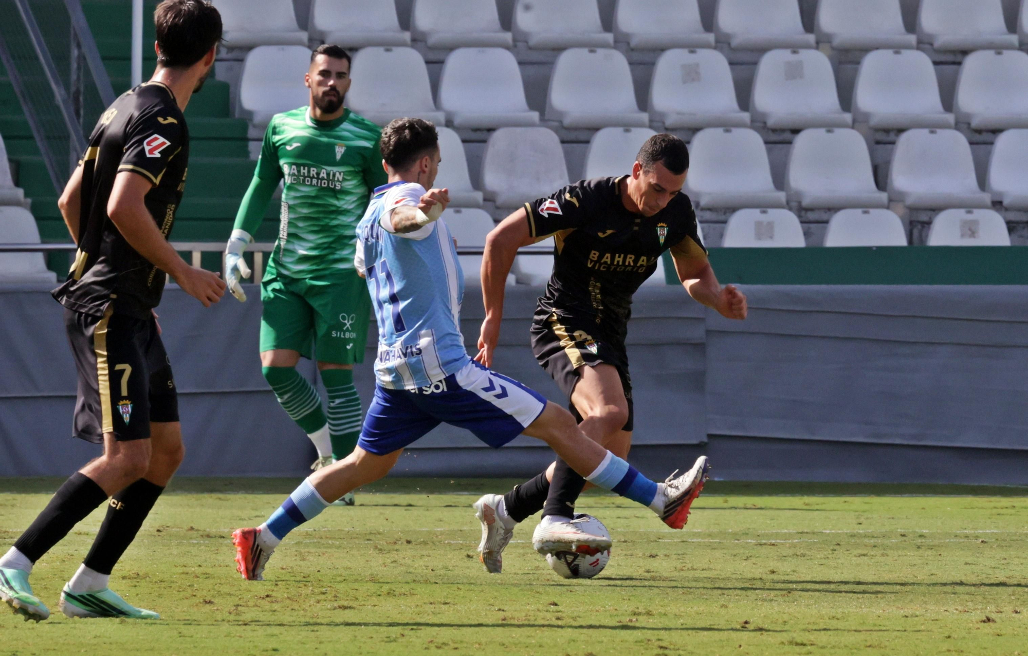 Entrenamiento conjunto entre Córdoba CF y Málaga CF