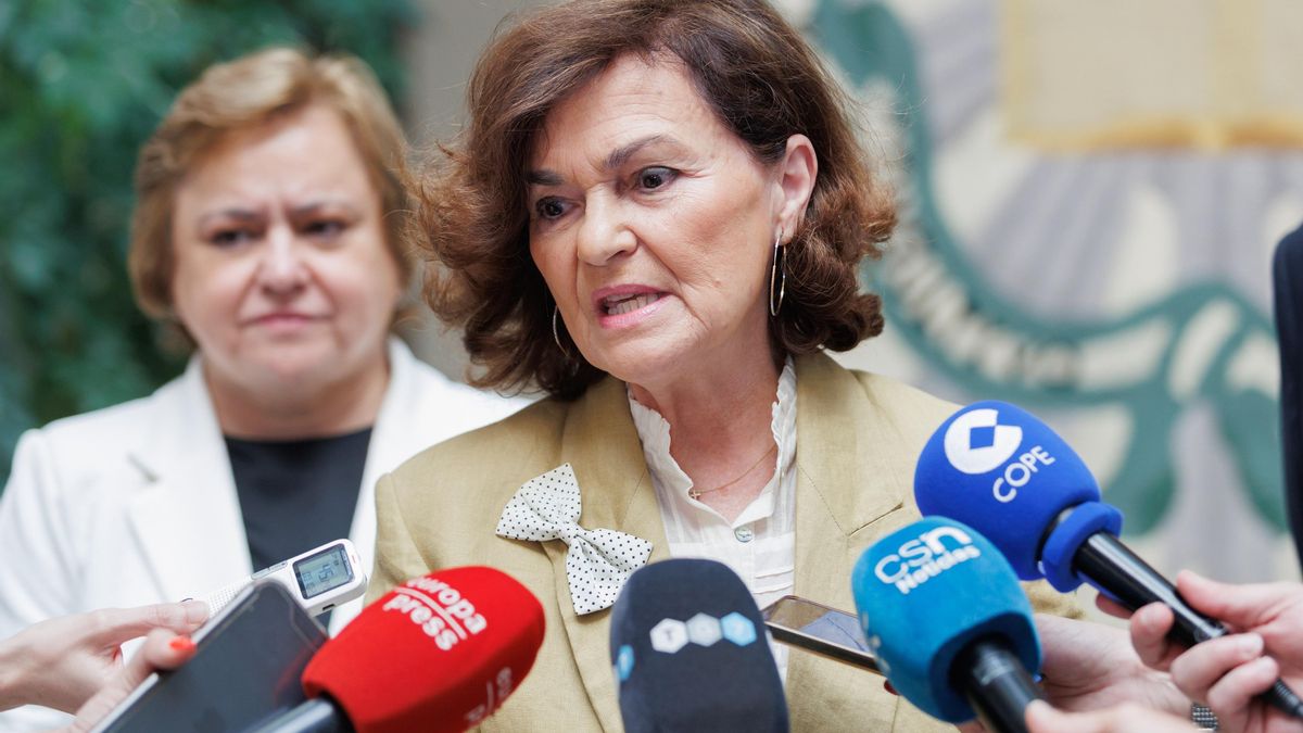 La presidenta del Consejo de Estado, Carmen Calvo.