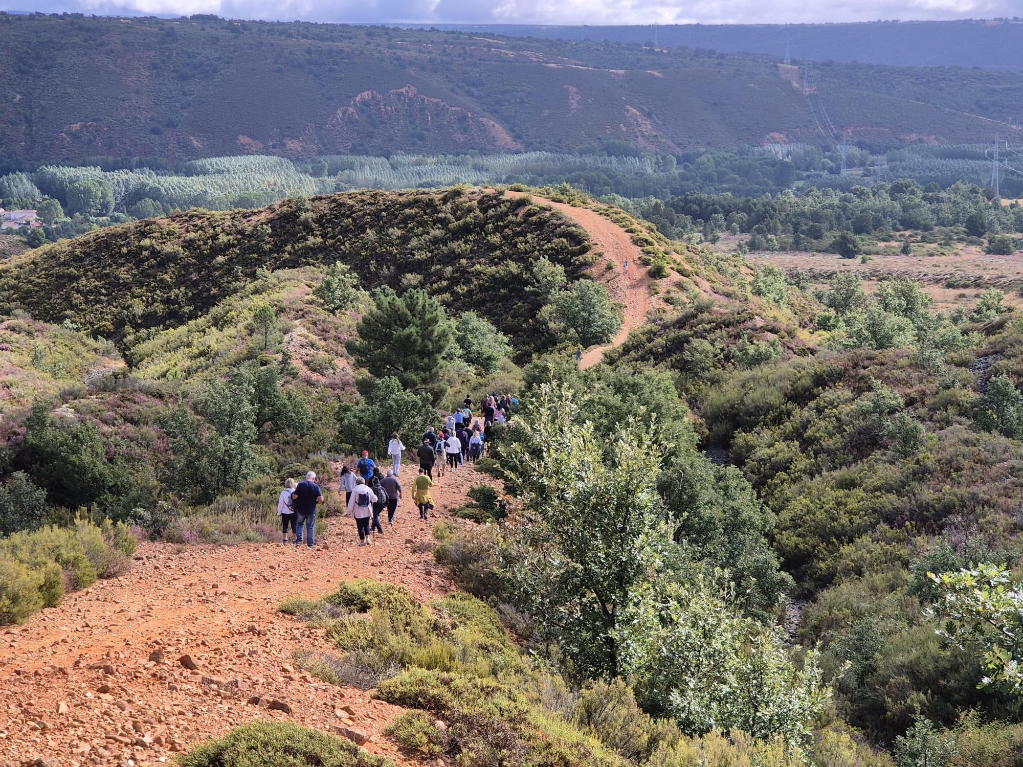 Ruta por las llamadas Médulas de Villaviciosa de Órbigo.