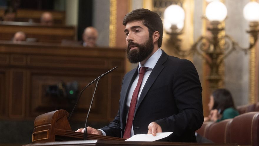 Archivo - El vicesecretario nacional de comunicación de Vox y diputado, Manuel Mariscal, a 12 de noviembre de 2024, en Madrid (España).