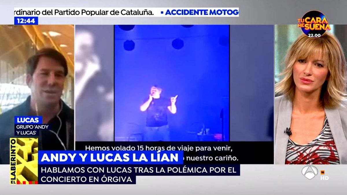 Andy y Lucas se disculpan por llamar "mamarracha" a la concejala de Órgiva: "Somos gente que caemos muy bien"