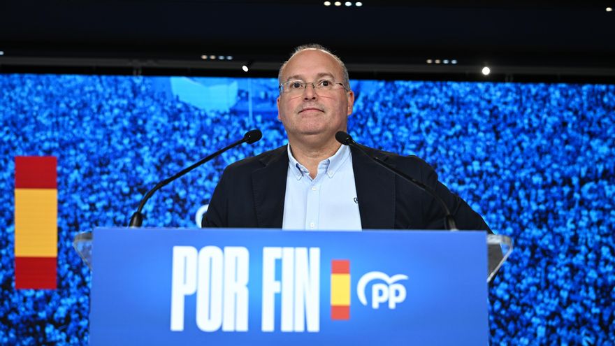 Imagen de archivo (09/10/2026) del vicesecretario general de Organización del PP, Miguel Tellado. EFE/ Fernando Villar
