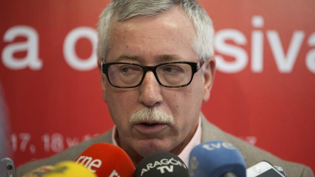 El secretario general de CC.OO, Ignacio Fernández Toxo