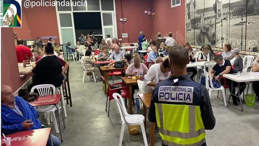 Desmantelan un bingo ilegal en un local a las afueras de Los Palacios