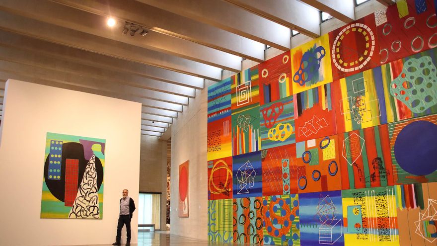 Cuadros de Menchu Lamas en el Musac