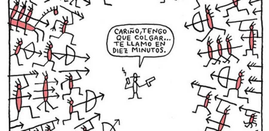 Fragmento de una página de 'Cuttlas, el vaquero Samurái'.