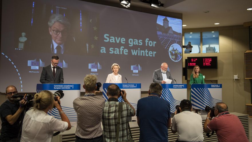 La UE se abre a todo tipo de medidas para intervenir el mercado desde ya ante los cortes de gas ruso