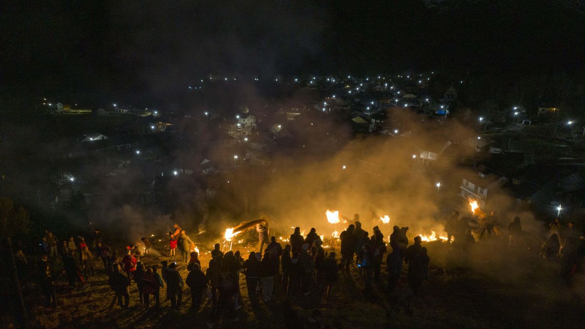 Imagen de archivo de las Fachizas en Burbia.