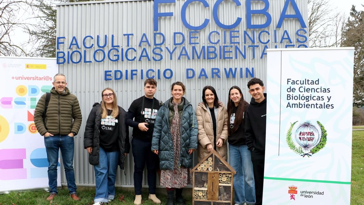 Nuevos hoteles de insectos en la Universidad de León.