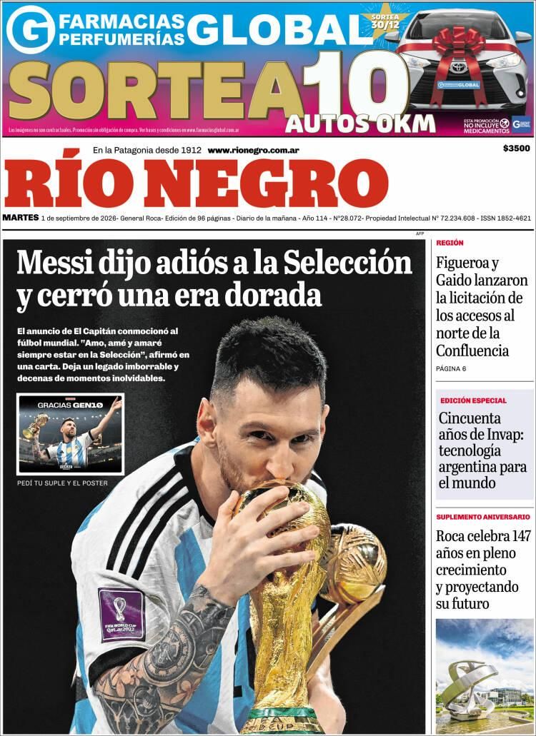 El adiós de Messi a la Selección, en las tapas de diarios de Argentina y el mundo