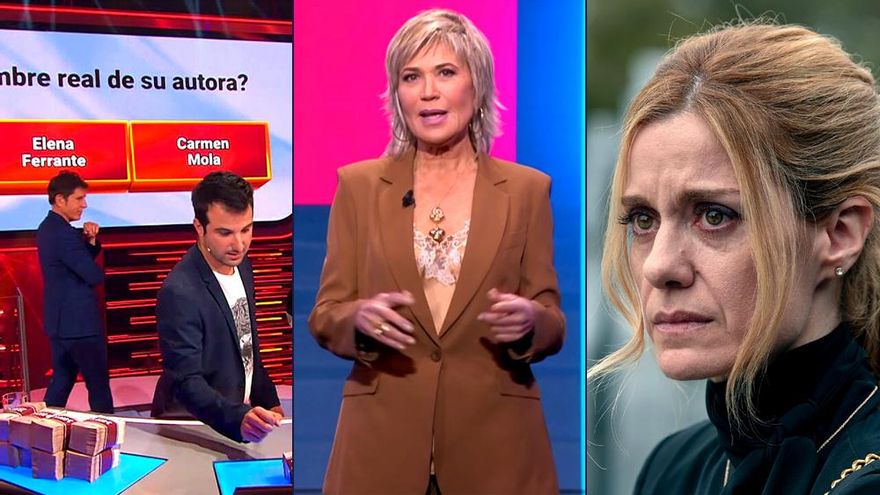 'Atrapa un millón' (14.6%) se despide al alza y con una cómoda victoria ante 'Días de tele' (7.5%) y 'Escándalo' (8.7%)