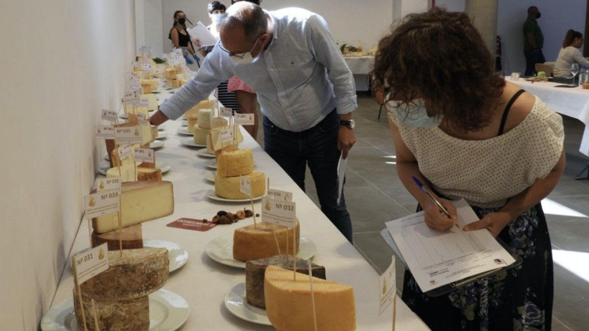 Un momento del XXXV Concurso Insular de Quesos Artesanales de San Antonio del Monte l