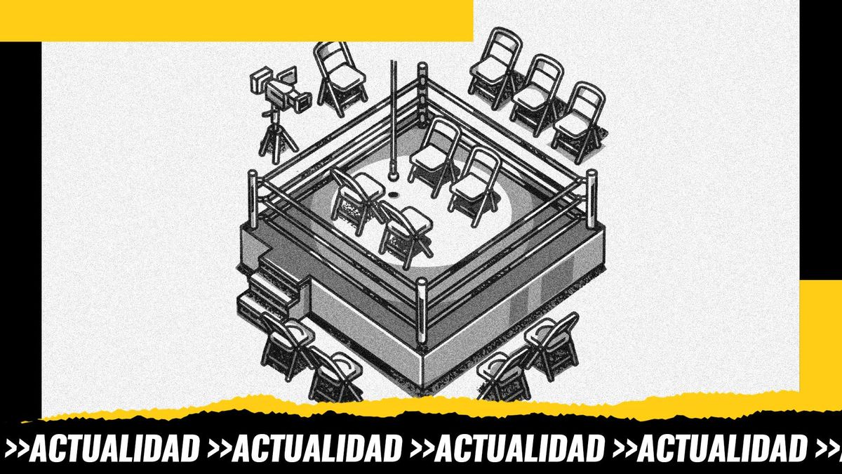 Ilustración de la portada de "Tertulianos" el libro de Antonio Villareal