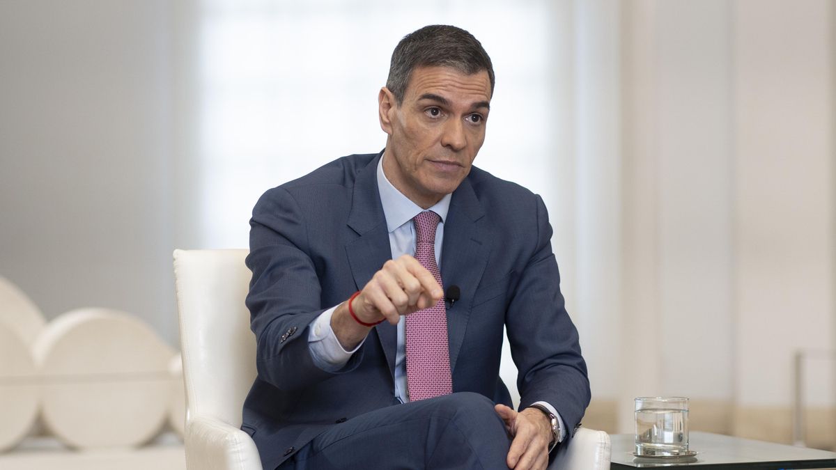 Sánchez, este martes, en la Moncloa.