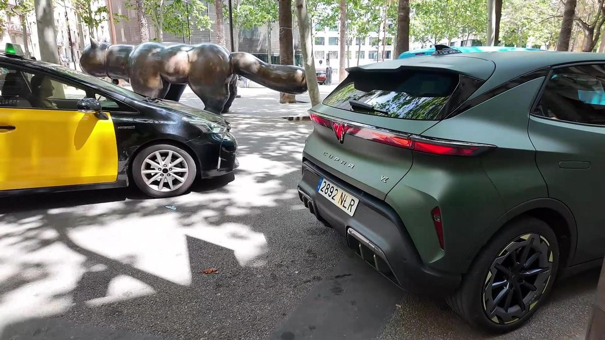 Parte trasera del Cupra Raval