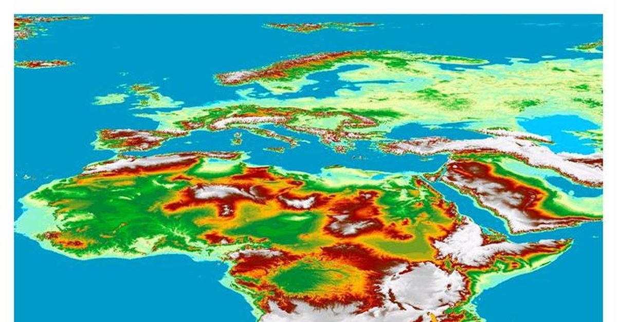 Completan el mapa de la superficie terrestre en 3D más preciso hasta la fecha Completan el mapa de la superficie terrestre en 3D más preciso hasta la fecha