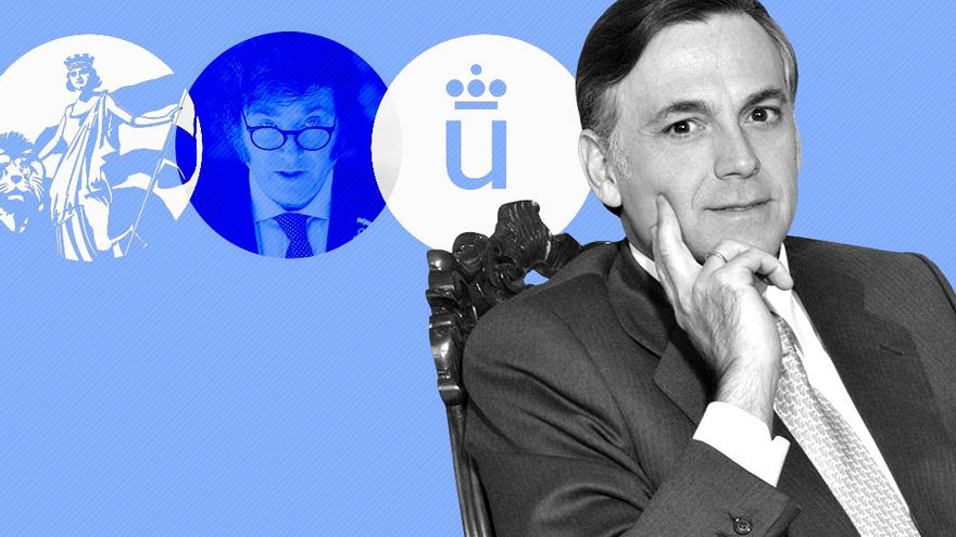 España SA y una universidad pública en Madrid como altavoz: el multimillonario gurú del "anarcocapitalismo" ultraliberal