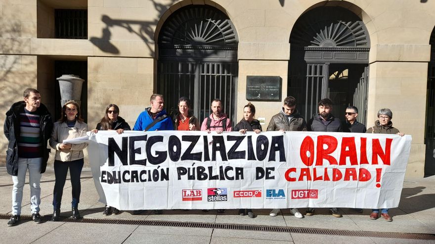 Los sindicatos de la enseñanza pública navarra convocan una jornada de huelga el 26 de septiembre
