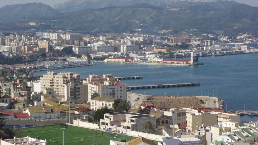 Archivo - Vista aérea de Ceuta